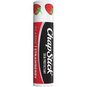 img 1 attached to 💋 Жевательная резинка для губ Chapstick Lip Balm - Классическая клубника, 3 штуки: Увлажняющий уход для мягких, гладких губ