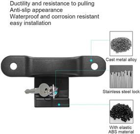 img 3 attached to 🛏️ HUMUTA 4-Pack Навесные крепления для кровати для Ford F150 F250 F350 (2015-2020), Заменяет FL3Z-99000A64-B, Комплект креплений для кровати Boxlink Bed Cleats Box Link Kit