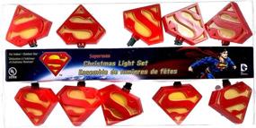 img 3 attached to 🦸 Superman 10-Light Light Set: Illuminate Your Space with Heroic Brilliance!