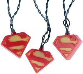 img 2 attached to 🦸 Superman 10-Light Light Set: Illuminate Your Space with Heroic Brilliance!