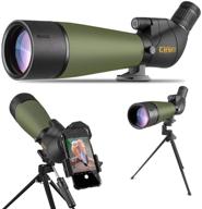 🔭 gosky spotting scope 20-60x80 with tripod, carrying bag & smartphone adapter – bak4 angled telescope – waterproof scope for target shooting, hunting, bird watching, wildlife, scenery logo