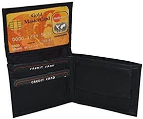 img 1 attached to 📦 Black Compact Pocket Bifold Wallet Enhanced for SEO