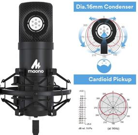 img 1 attached to 🎙️ Enhanced USB Microphone: Maono AU-A04+ Cardioid Condenser Podcast Mic with 192kHz/24bit, Dual Mic Holders for Livestreaming, Voice Over, YouTube, Gaming, ASMR