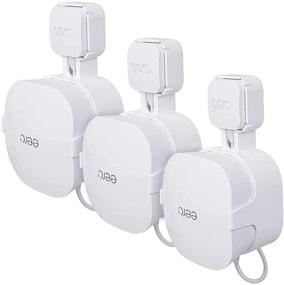 img 4 attached to 🔌 HOLACA Outlet Wall Mount Holder for eero Mesh WiFi Router System (15W Adapter)-Portable Design-Space-Saving, Wire and Screw-Free Installation (2 Pack)
