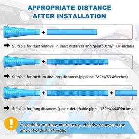 img 1 attached to 🔵 Глубокая очистка приспособлений для пылесборника сушильной машины - Удалитель пыли и комплект для очистки вентиляции для предотвращения пожаров - Синий