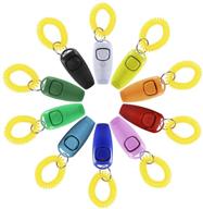 🐶 sungrow dog training clickers and whistle in one: reinforce positive behaviors, solve undesired habits - colorful pack of 10 pcs logo