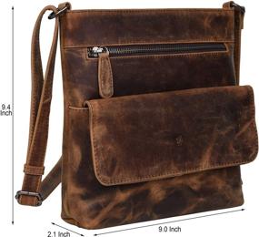 img 3 attached to 👜 Antonio Valeria Genuine Leather Crossbody Women's Handbags & Wallets in Crossbody Bags