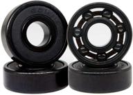 🏎️ z-first 608rs hybrid black ceramic bearings for longboard, inline skates, and more – high-speed performance (pack of 4, black) logo