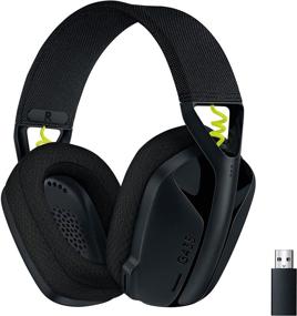 img 4 attached to Logitech G435 Lightspeed and Bluetooth Wireless Gaming Headset - Lightweight Over-Ear Headphones with Built-in Mics, 18-hour Battery Life, Dolby Atmos Compatibility - PC, PS4, PS5, Mobile - Black