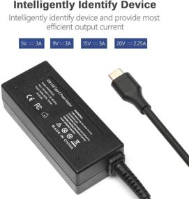 img 1 attached to Powerful 45W USB C Laptop Charger for HP Chromebook 11/13/14 Series