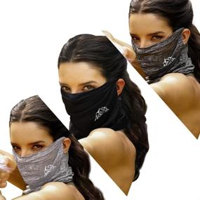 img 4 attached to ARRUSA UV Protection Bandanas Breathable Outdoor Outdoor Recreation