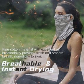 img 2 attached to ARRUSA UV Protection Bandanas Breathable Outdoor Outdoor Recreation