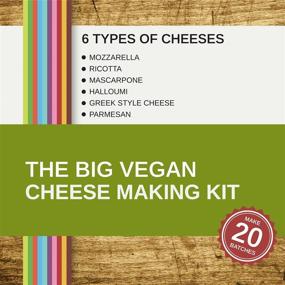 img 3 attached to The Big Vegan Cheese Making Kit: Create 6 Delicious and Gluten-Free Cheeses Easily, Perfect for Any Occasion! Get Fresh Homemade Cheese in No Time with Recipe Book and Ingredients, 22oz