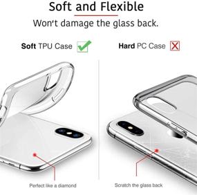 img 1 attached to LG K31 Rebel Phone Case - Clear Soft TPU Shell with Tempered Glass Screen Protector - Cat or Tiger Design