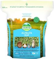 premium oxbow alfalfa hay (15 oz) - high-quality nutritious feed for small animals logo