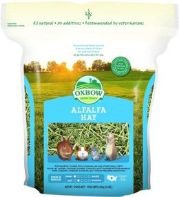 img 1 attached to Premium Oxbow Alfalfa Hay (15 oz) - High-Quality Nutritious Feed for Small Animals