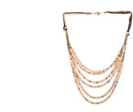 multilayer graduated richera sequence necklace: stylish jewelry for women and girls logo