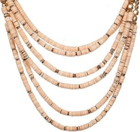 img 2 attached to Multilayer Graduated RICHERA Sequence Necklace: Stylish Jewelry for Women and Girls