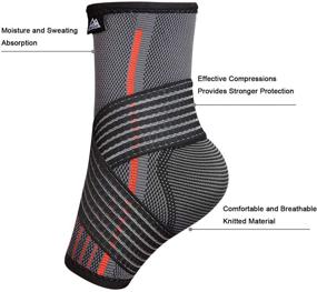 img 3 attached to SupreGear Compression Sprained Stabilizer Basketball