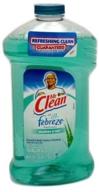 🌧️ powerful cleaning with mr clean 16352: 40 fl oz multi-purpose cleaner featuring febreze meadows & rain logo