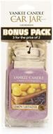 🍋 lemon lavender yankee candle classic car jar air freshener - single unit logo