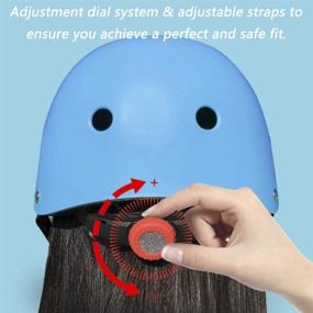 img 2 attached to 🚲 SYXKJ Adjustable Kids Bike Helmet: Impact-Resistant, Ventilated Multi-Sport Helmet for Youth, Toddlers & Kids - Ideal for Skateboarding, Cycling & More!