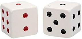 img 3 attached to 🎲 CG SS-CG-20725, Multicolor Dice Salt and Pepper Shakers Featuring Black and Red Spots