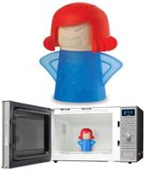 😡 holoras angry mom microwave cleaner: effortlessly steam clean crud in minutes with vinegar and water (blue) logo