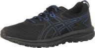 👟 asics men's trail scout black graphite shoes: enhanced athletic footwear логотип