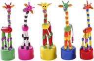 🦒 stobok dancing rocking giraffe figurine logo