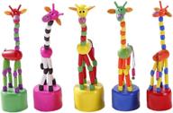 🦒 stobok dancing rocking giraffe figurine логотип