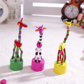img 2 attached to 🦒 STOBOK Dancing Rocking Giraffe Figurine
