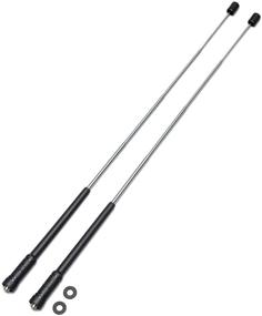 img 4 attached to 📡 Yxisn5 Walkie Talkie Antenna - NA-771R 16-Inch Retractable VHF/UHF Dual Band Antenna (2 Pack), Compatible with Baofeng UV-5R UV-82 F8HP - SMA-Female Connector