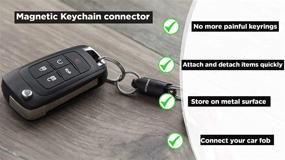img 2 attached to KeySmart магнитный карабин для безопасной фиксации ключей аксессуары для мужчин.