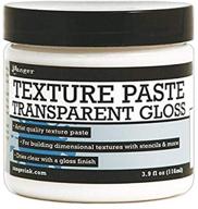 🔍 ranger texture paste transparent gloss: 3.9 oz - enhance your crafts with a stunning glossy finish logo