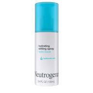 💦 neutrogena hydro boost hydrating makeup setting spray - longwear facial mist for glowing, dewy, smooth & supple skin - 3.4 fl. oz. logo