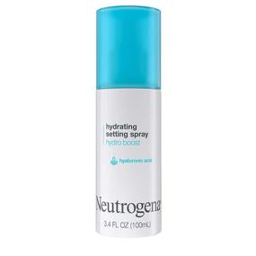 img 4 attached to 💦 Neutrogena Hydro Boost Hydrating Makeup Setting Spray - Longwear Facial Mist for Glowing, Dewy, Smooth & Supple Skin - 3.4 fl. oz.