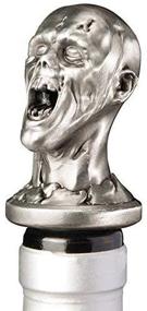 img 1 attached to 🧟 Chris's Stuff Stainless Steel Zombie Wine Aerator Pourer - Deluxe Decanter Spout for Rich Red and White Wine - Pour Amore Bottle Pourer/Stopper &amp; Air Diffuser