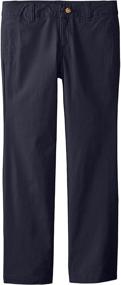 img 2 attached to 👖 Функциональная мода: Джинсы Lee для девочек Original Straight Leg Twill Pant - удобство и стиль для молодых модниц