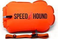 speed hound marathon swim buoy: ultimate open water swimming buoy 🏊 and flotation device with dry bag - ideal for triathletes, swimmers, and snorkelers! логотип