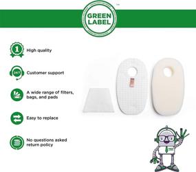 img 3 attached to 🔍 Optimized Green Label Brand Foam and Felt Filter Kit for Shark Rocket Vacuum Cleaners (Alternatives to 1080FTV320, 1084FTV320) - Compatible with HV319Q, HV320, HV320W, HV321, HV322, HV324Q