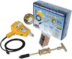 img 1 attached to 🟨 H & S Autoshot 4550 Starter Plus Stud Welder Kit, neon yellow