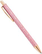 🖋️ crafters' must-have: shiny pink stainless steel point retractable craft weeding and vinyl air release pin pen tool logo