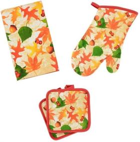 img 1 attached to Home Collection Autumn Themed 4 Piece Kitchen
