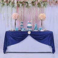 💎 trlyc sparkly 60x105 sequin wedding tablecloth логотип