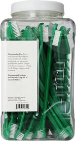 img 1 attached to 🐾 ProDental Dual-End Toothbrushes for Pets - 50-Pack: Convenient Teeth Cleaning Toothbrushes