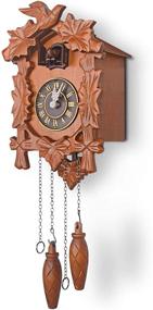 img 4 attached to 🕰️ Authentic Handcrafted Kendal Wood Cuckoo Clock - Exquisite Timekeeping Artistry