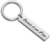 🙏 express gratitude with zuo bao gifts for donor keyring: a special token of appreciation for blood donors, heroic nurses, and doctors on nurses' day – because of you keychain logo