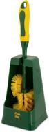 🧹 pine-sol toilet bowl cleaner brush set, powerful cleaning wand with rim scrubber, sturdy handle, storage caddy, bathroom green supplies logo