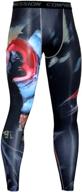 🏃 men's cool dry compression pants baselayer for running, yoga, sports, gym workout - naturet athletic leggings shaper логотип